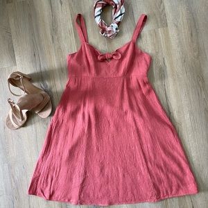 Loft Outlet Dress! Size small. Worn once. Color is a clay pink